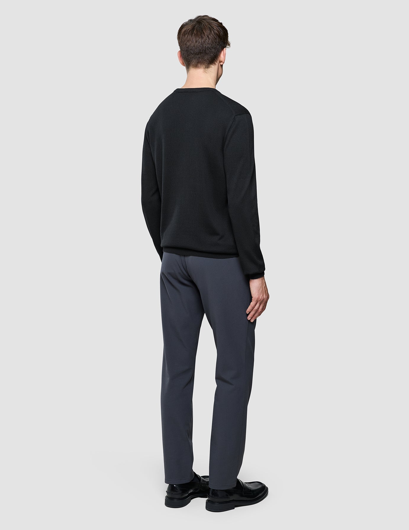 Seamless Core Knit Crewneck Black